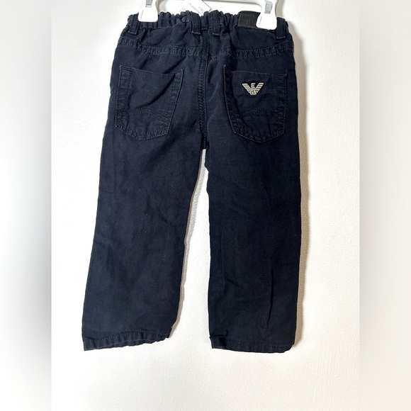 Giorgio Armani Kids Navy Blue Pants Emporio Size 24M 32cm Preowned